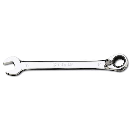 Beta 142 Series 12-Point Reversible Ratcheting Combination Wrench, Metric 30mm 001420030